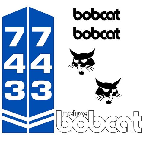 bobcat skid steer decal|bobcat 610 decals.